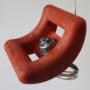 Пряжка к ошейнику «Привязному» в сборе с кольцом